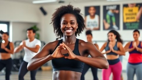 Let's begin with a warm-up. Start with 10 jumping jacks followed by 15 squats.